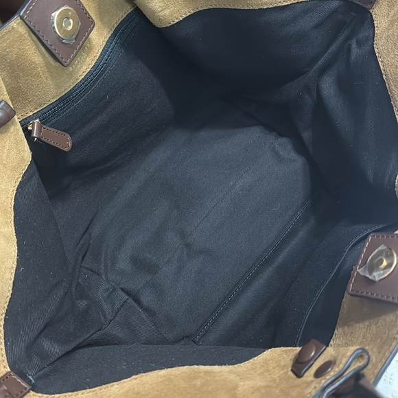 DeMellier London Suede Midi New York Bag with crossbody strap - Picture 11 of 17